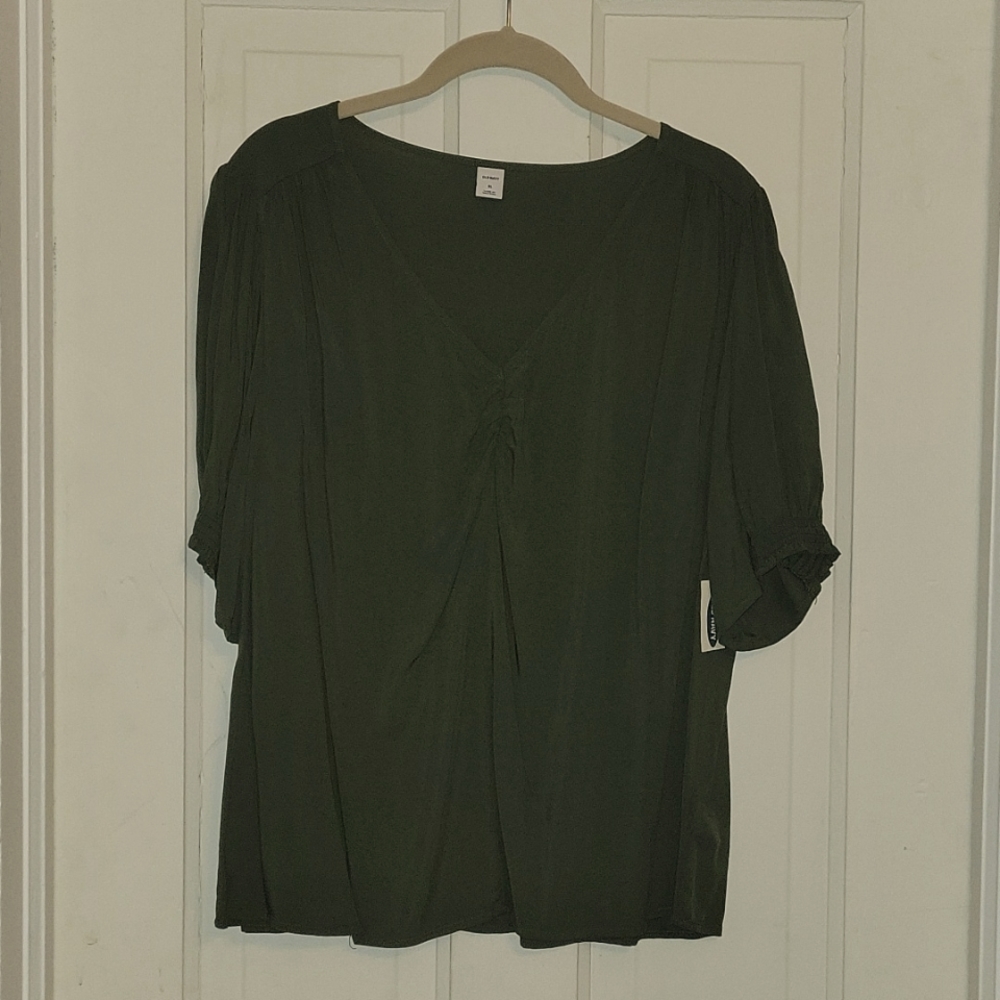 XL Olive Green Top
